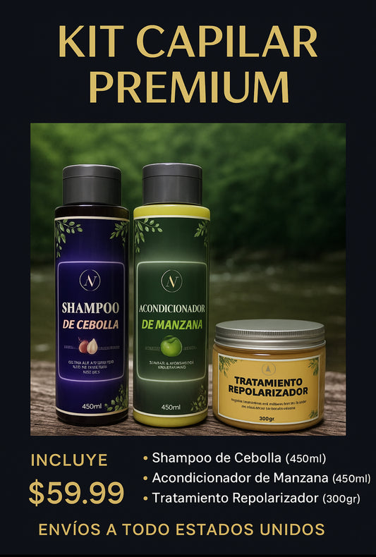 ✨💆‍♀️ SÚPER COMBO AV ANDRÉ VILLAMIL 
Shampoo + Acondicionador + Tratamiento